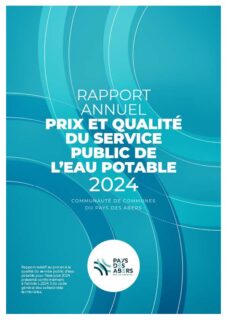 rapport annuel prix et qualité du service public de l'eau potable 2024